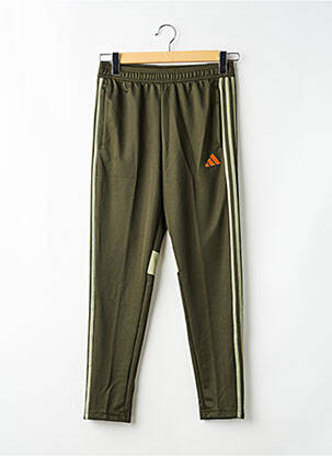 Jogging stretch taille élastique vert ADIDAS garçon