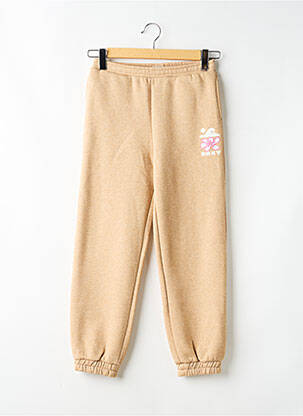 Jogging sérigraphie taille élastique beige ROXY GIRL fille
