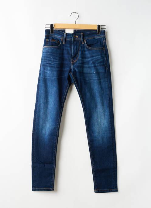 Jeans coupe slim tissage brut taille normale bleu PEPE JEANS homme
