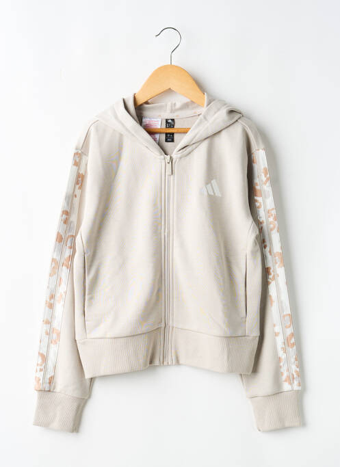Veste casual poches beige ADIDAS fille