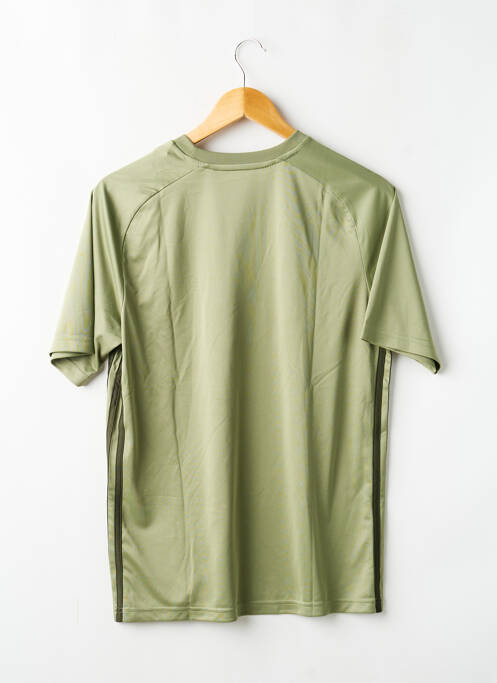 T-shirt stretch manches courtes vert ADIDAS garcon