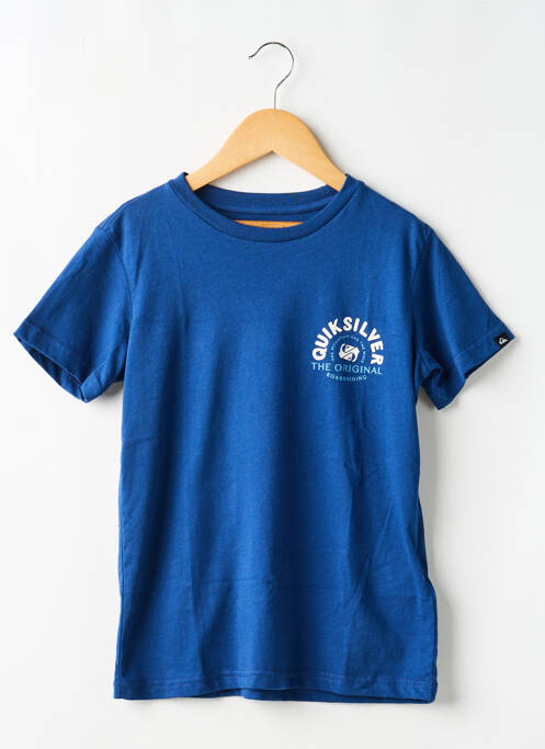 T-shirt stretch manches courtes bleu QUIKSILVER garcon