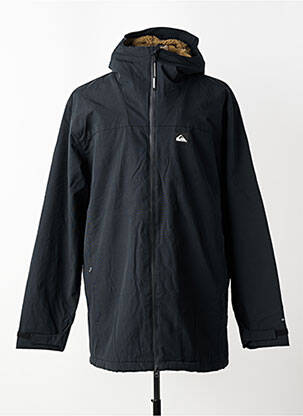 Parka sans repassage a capuche noir QUIKSILVER homme