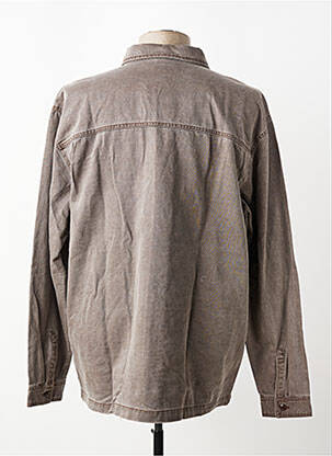 Veste casual fermeture boutonnée sur le devant marron QUIKSILVER homme