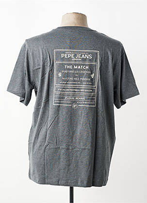T-shirt stretch manches courtes gris PEPE JEANS homme