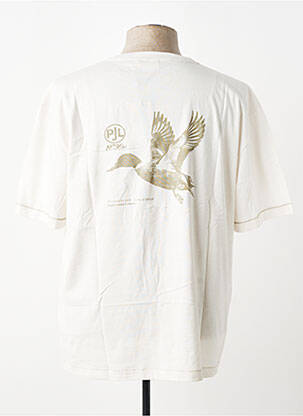 T-shirt stretch manches courtes beige PEPE JEANS homme