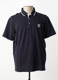 Polo stretch manches courtes bleu OXBOW homme