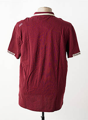 Polo stretch manches courtes rouge OXBOW homme