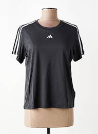 T-shirt sérigraphie manches courtes noir ADIDAS femme