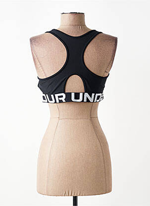 Top tissage jersey sans manche noir UNDER ARMOUR femme