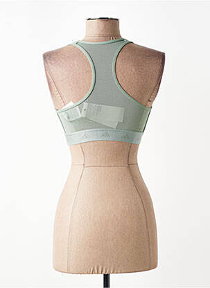 Soutien-gorge sans armature haut soutien-gorge avec mousse de rembourrage amovible vert ADIDAS femme