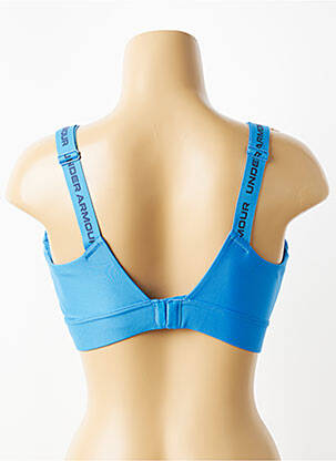 Soutien-gorge effet matière satinée haut soutien-gorge moulé bleu UNDER ARMOUR femme