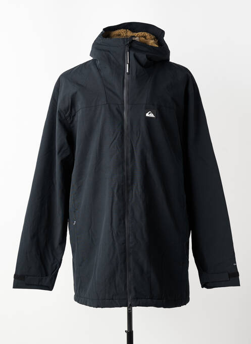 Parka sans repassage a capuche noir QUIKSILVER homme