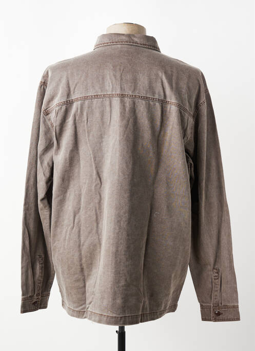 Veste casual fermeture boutonnée sur le devant marron QUIKSILVER homme