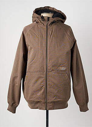 Parka manches longues a capuche marron OXBOW homme