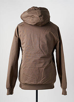 Parka manches longues a capuche marron OXBOW homme