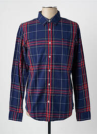 Chemise manches longues imprimé carreaux bleu PEPE JEANS homme