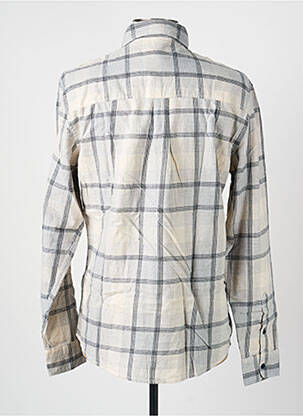 Chemise manches longues imprimé carreaux gris PEPE JEANS homme