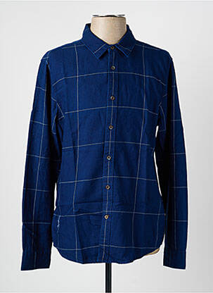 Chemise manches longues coupe droite bleu PEPE JEANS homme
