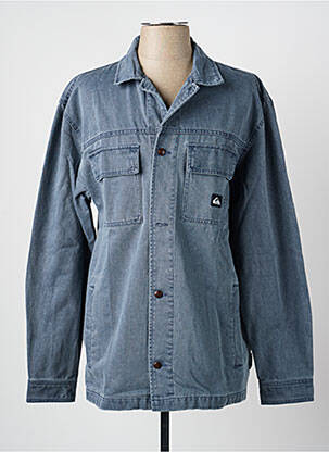 Veste casual fermeture boutonnée sur le devant bleu QUIKSILVER homme