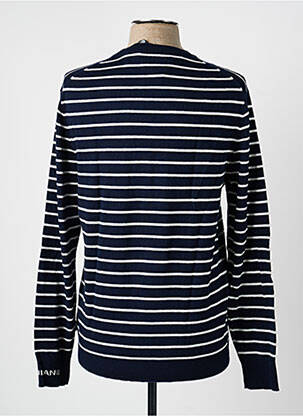 Pull col rond manches longues bleu PEPE JEANS homme