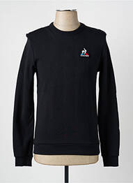 Sweat-shirt broderie manches longues noir LE COQ SPORTIF homme