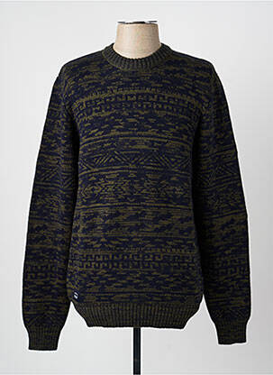 Pull col rond manches longues vert OXBOW homme