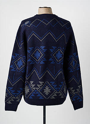 Pull col rond manches longues bleu OXBOW homme