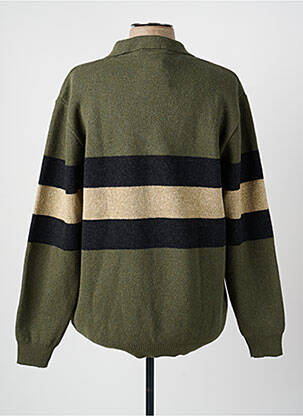 Pull manches longues manches longues vert QUIKSILVER homme