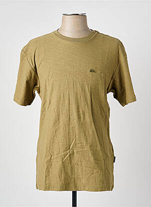 T-shirt coupe droite manches courtes vert fonce QUIKSILVER homme