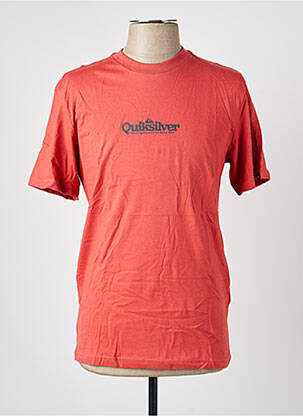 T-shirt coupe cintrée manches courtes orange QUIKSILVER homme
