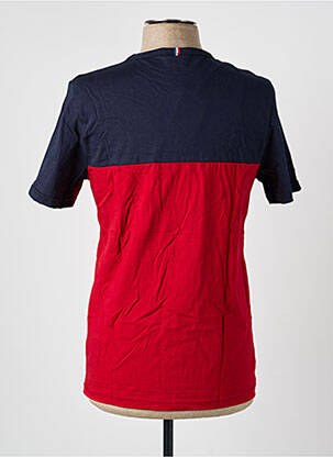 T-shirt broderie manches courtes bleu LE COQ SPORTIF homme