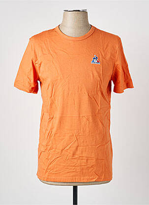 T-shirt broderie manches courtes orange LE COQ SPORTIF homme