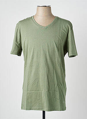 T-shirt coupe droite manches courtes vert LEE COOPER homme