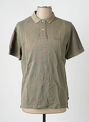Polo coupe cintrée manches courtes vert PEPE JEANS homme