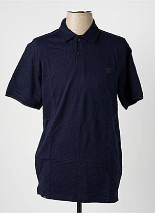 Polo coupe droite manches courtes bleu OXBOW homme