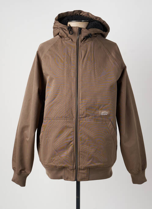 Parka finition intérieure doublure polaire a capuche marron OXBOW homme