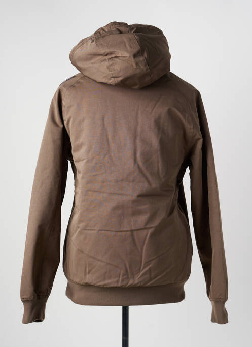 Parka finition intérieure doublure polaire a capuche marron OXBOW homme