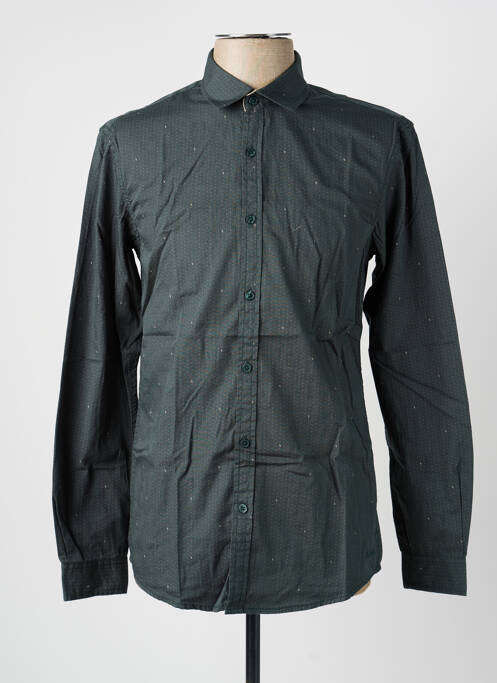 Chemise manches longues imprimé fantaisie vert LEE COOPER homme