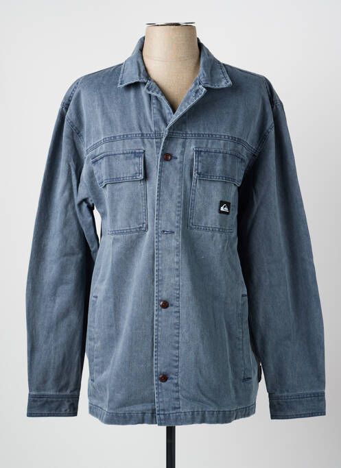 Veste casual fermeture boutonnée sur le devant bleu QUIKSILVER homme