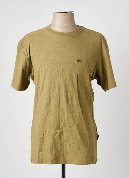 T-shirt coupe droite manches courtes vert fonce QUIKSILVER homme