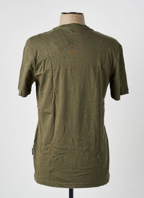 T-shirt broderie manches courtes vert QUIKSILVER homme