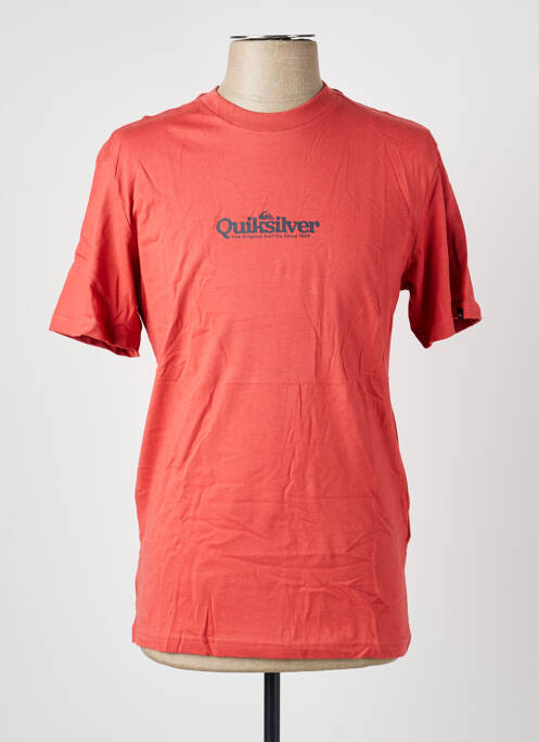 T-shirt coupe cintrée manches courtes orange QUIKSILVER homme