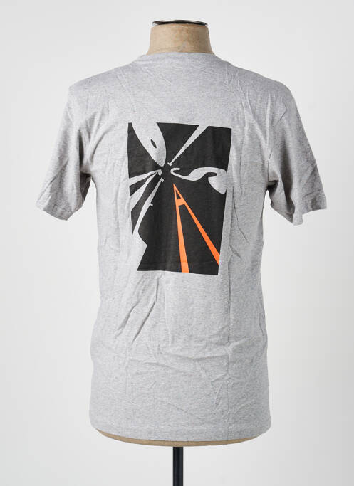 T-shirt coupe cintrée manches courtes gris ASTORE homme