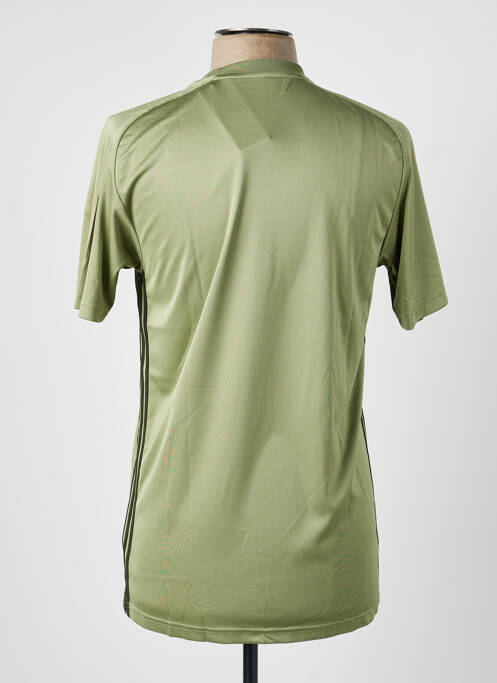 T-shirt coupe cintrée manches courtes vert ADIDAS homme