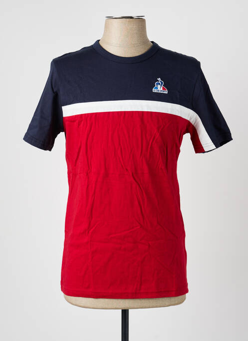 T-shirt broderie manches courtes bleu LE COQ SPORTIF homme