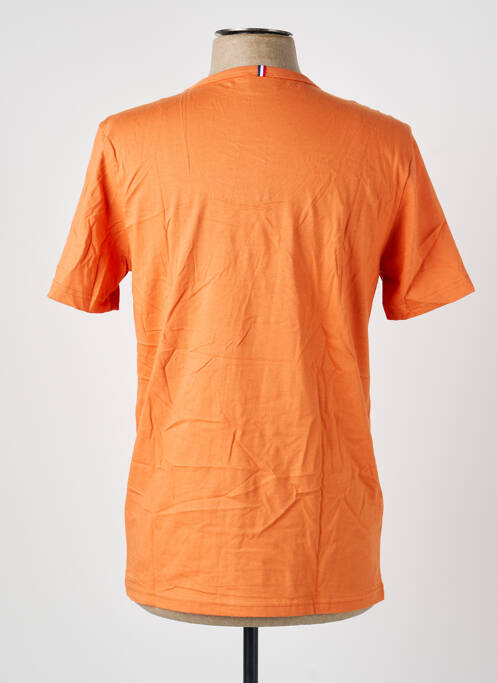 T-shirt broderie manches courtes orange LE COQ SPORTIF homme