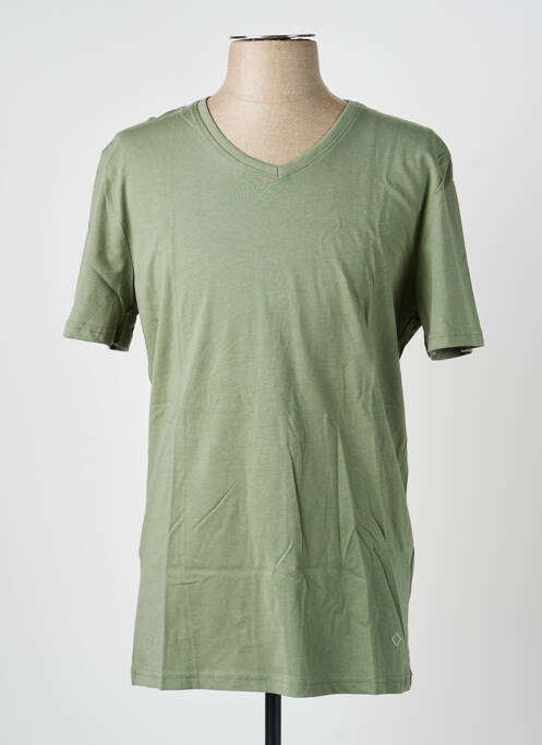 T-shirt coupe droite manches courtes vert LEE COOPER homme