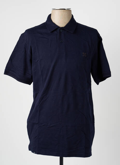 Polo coupe droite manches courtes bleu OXBOW homme
