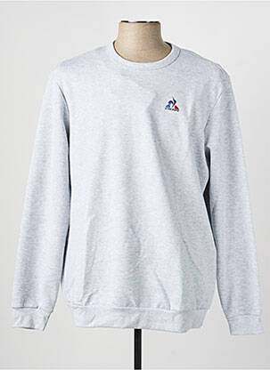 Sweat-shirt broderie manches longues gris LE COQ SPORTIF homme